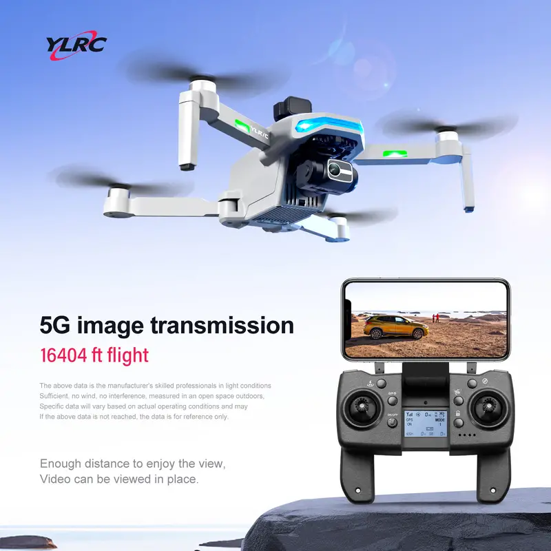 s135 hd camera foldable drone with gps wifi led screen remote control three axis optional radar obstacle avoidance gravity sensor altitude hold headless mode details 12