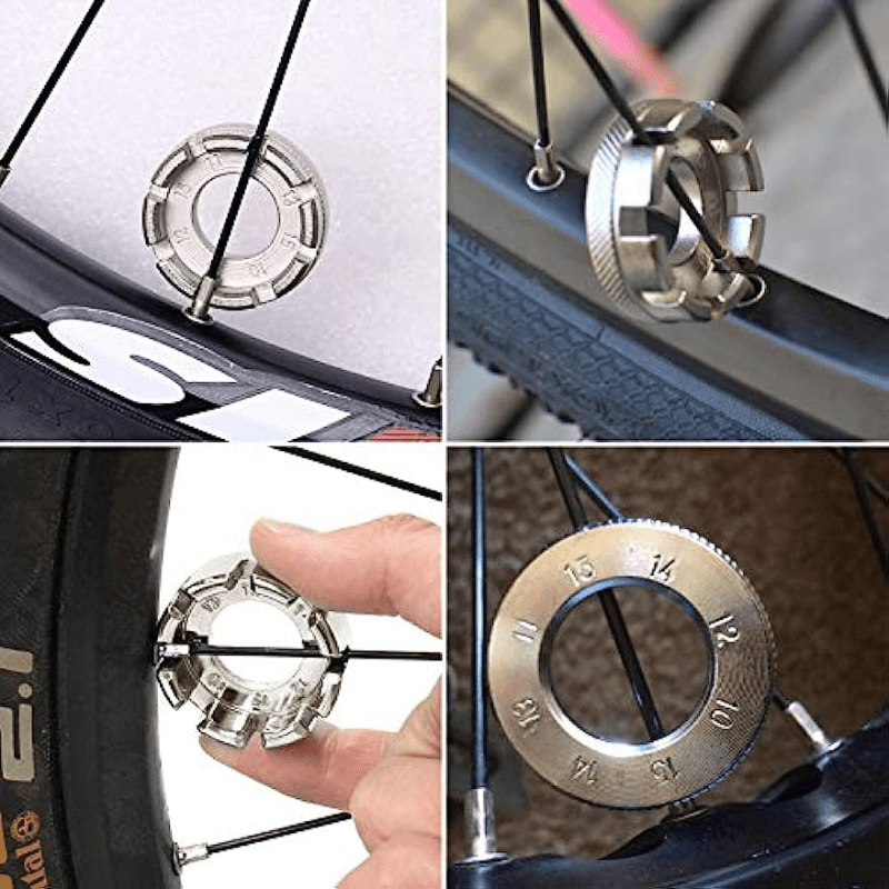 Wheel Spoke Wrench Hard Steel 8 way Bicycle Rim Shaping Tool - Temu
