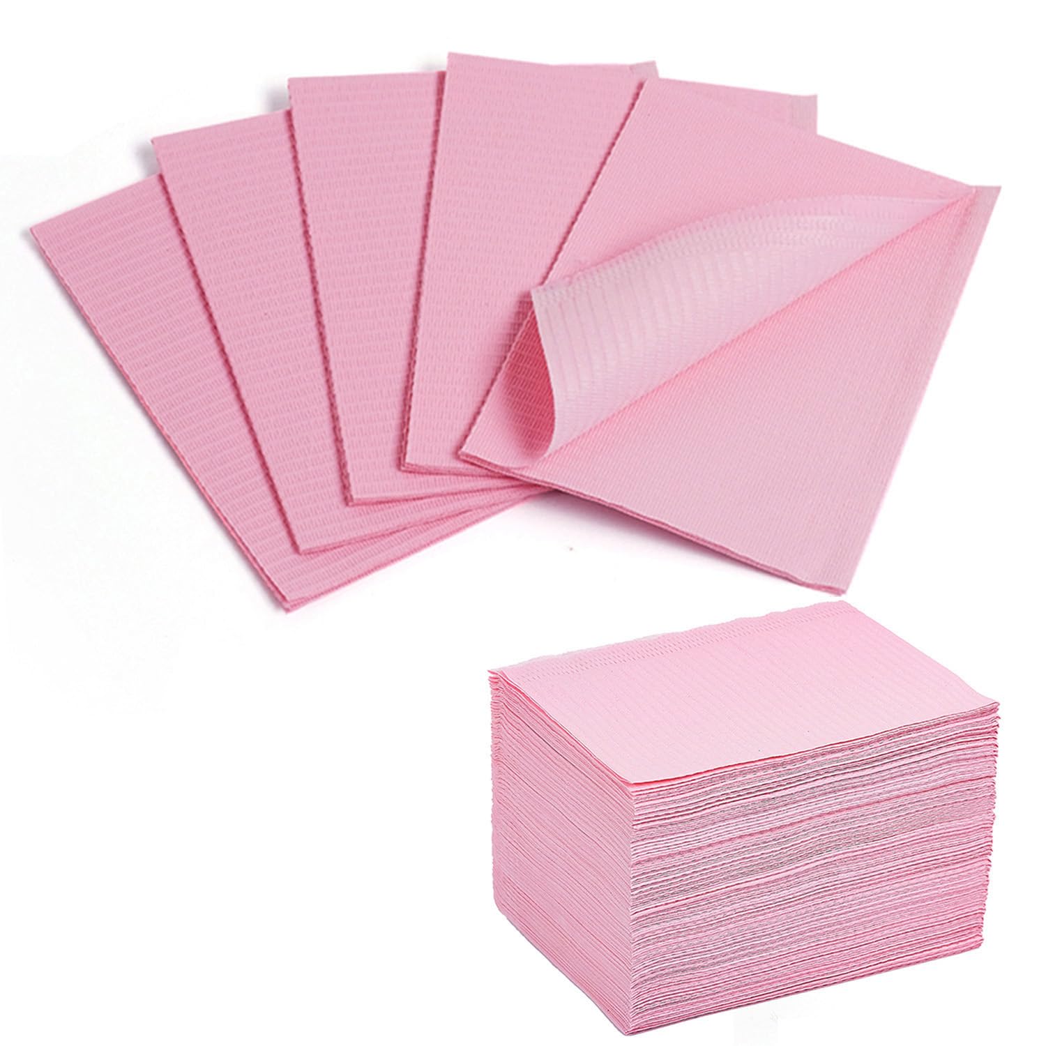 

20 Pcs Disposable Nail Mats, Pink Fordable Nail Paper Towels For Table Acrylic Nail Practice Sheet 3 Ply Waterproof Nail Art Table Mats Clean Pads For Salon Manicure Tattoo-pink