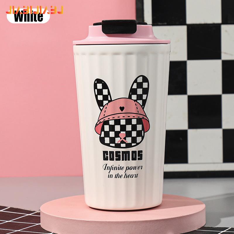 1pc Multicolor 400ml Smart Thermal Cup For Kids, Cute Cartoon