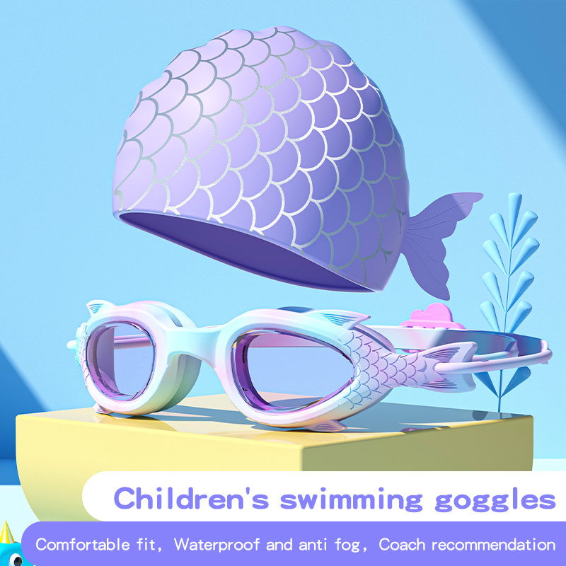 Lunettes de natation avec Emoticons Enfants 3-6 ans - modèle aléatoire