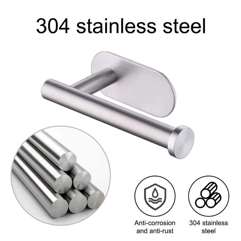 Toilet Paper Holder Free Standing Stainless Steel Toilet - Temu