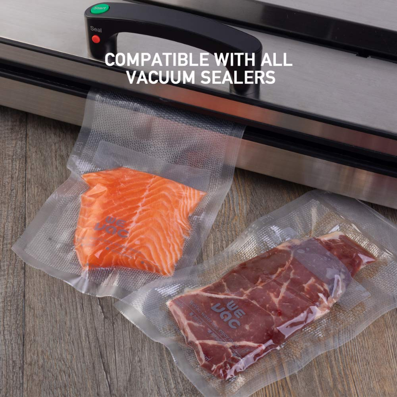 100PCS/PACK] Food Grade Nylon Thick Vacuum Sealer Transparent Food