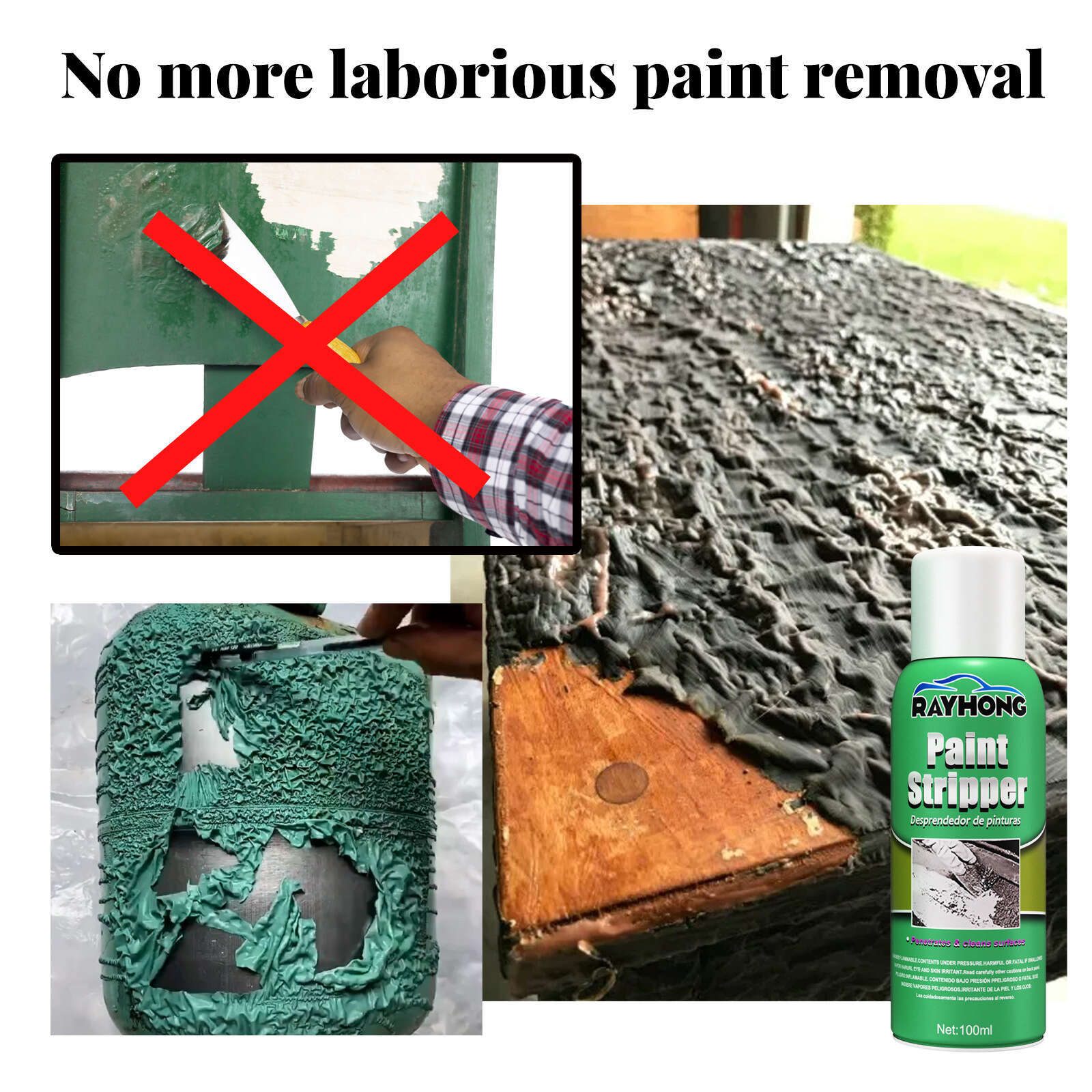 Paint Remover Stripping Paint From Metal Surfaces - Temu