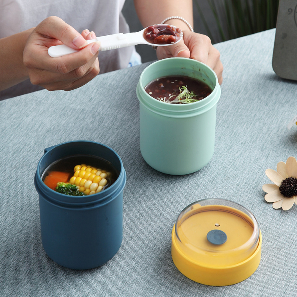 Cereal Breakfast Cup Oatmeal With Lid Spoon Mug Microwave Milk Portable  Japanese Luncheon Soup Cup For Kitchen Tools For Restaurants - Temu