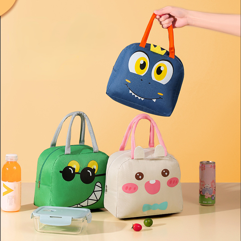 Portable Cartoon Lunch Box Thermal Picnic Food Insulation Bag