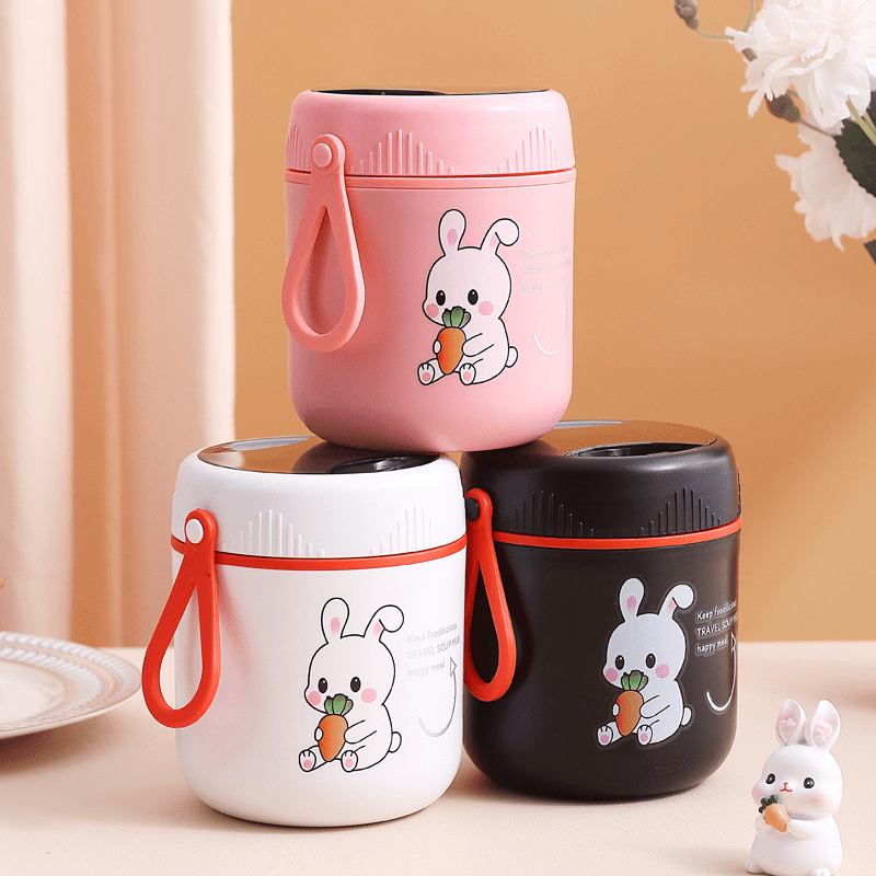 Food Grade Portable Soup Cup With Lid, High Temperature Resistant, Microwave  Oven Leak-proof Breakfast Cup, Creative Mini Food Container, For Back To  School, Class, College, School Supplies, Kitchen Organizers And Storage,  Kitchen