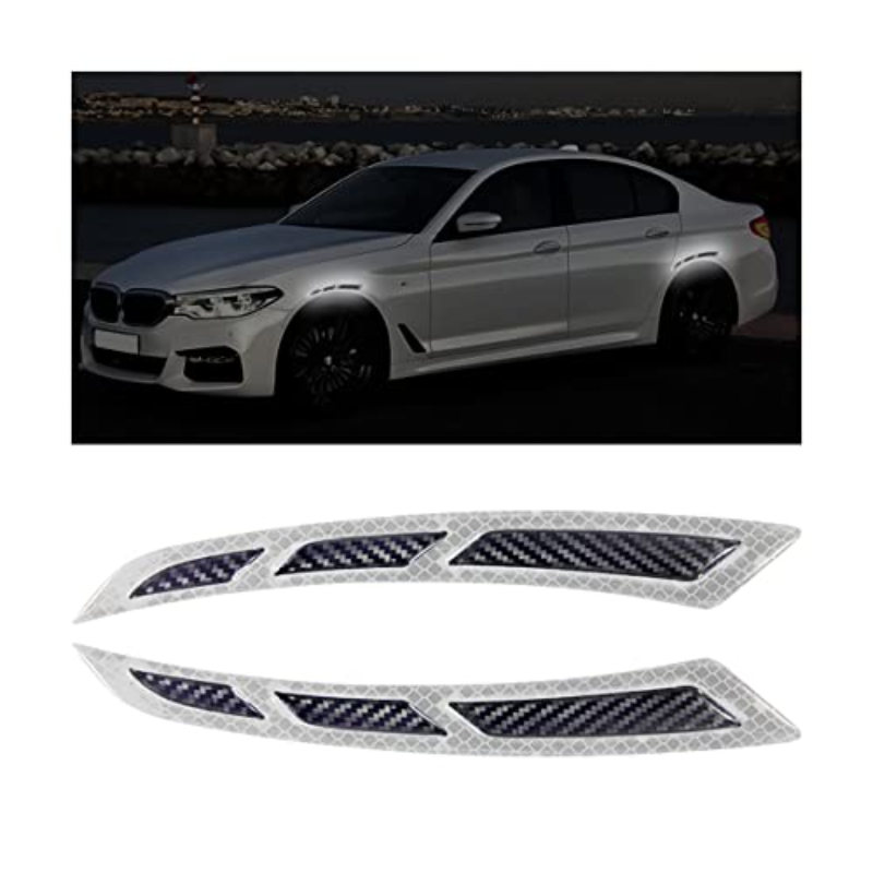 Car Reflective Strip Stickers Carbon Fiber Design Anti - Temu