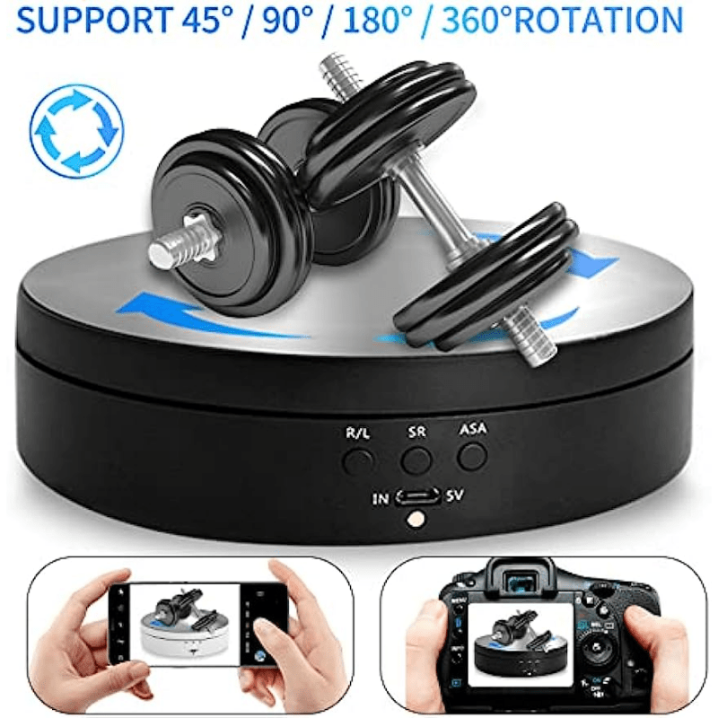 Electric 360 Degree Rotating Turntable Display Stand for