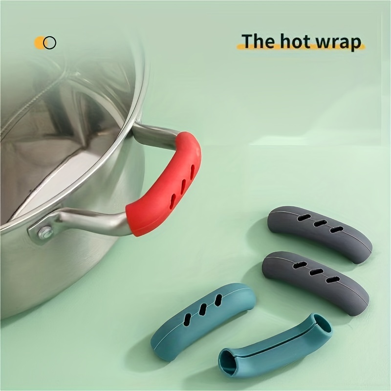 Silicone World Silicone Pot Handle Cover Saucepan Holder Sleeve Slip Cover  Grip Cookware Parts Pan Handle Unique Kitchen Tools - AliExpress