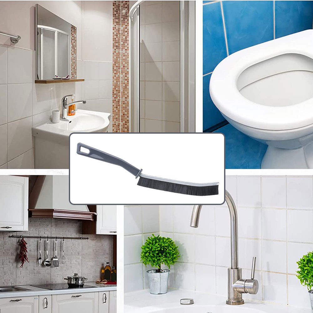 Bathroom Floor Brush, Tile And Grout Brush, Hard Bristle Toilet Cleaning  Brush