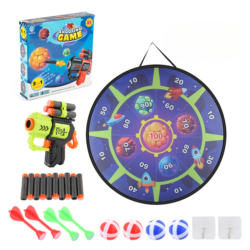 Lanzamiento Dardos Ni os Espacio Sticky Ball Target Plate Temu