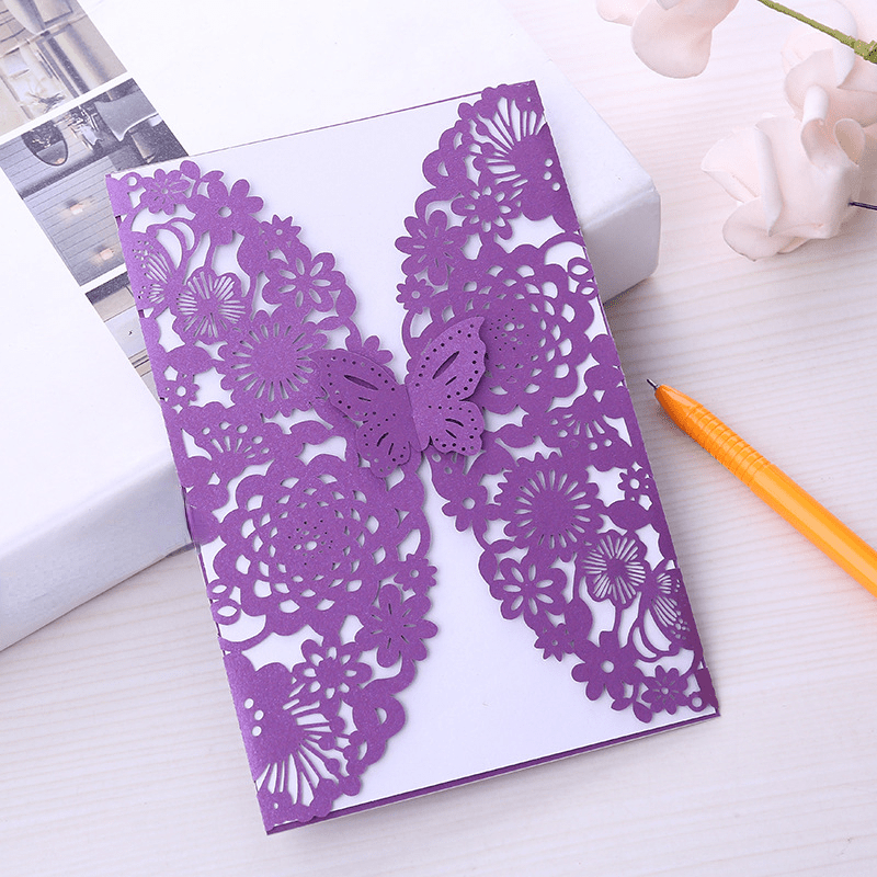 Purple Wedding Envelopes