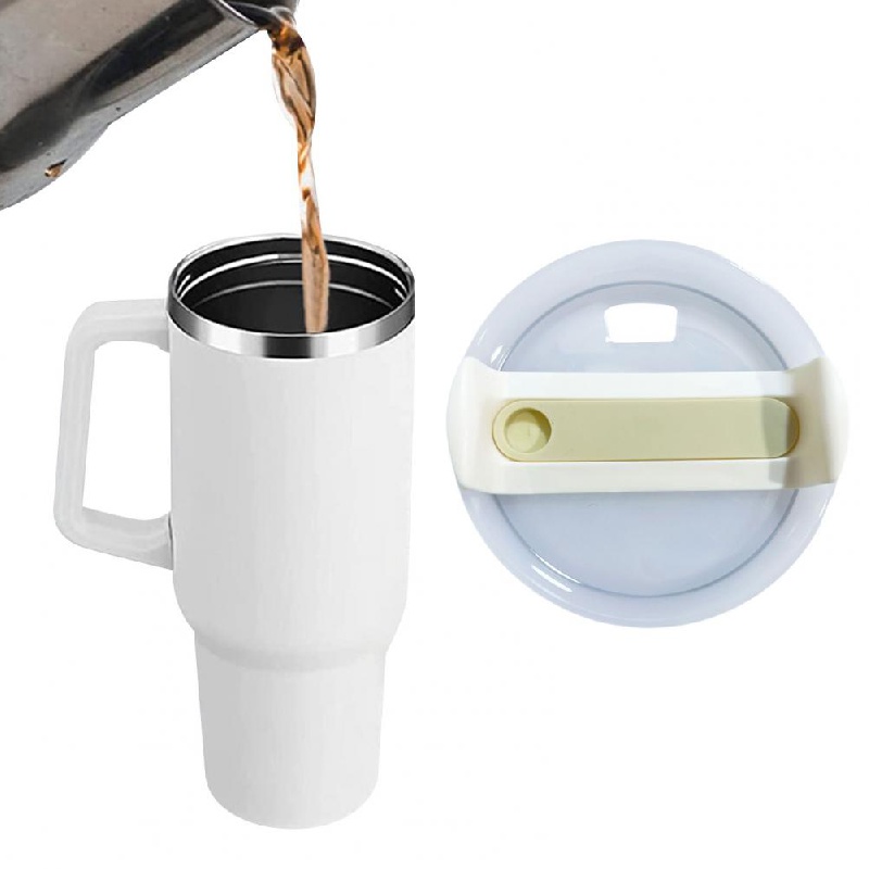 Reusable Gift with Straw Replacement Coffee Cup Lid Mug Cover Water Bottle  Silicone Tumbler Lids