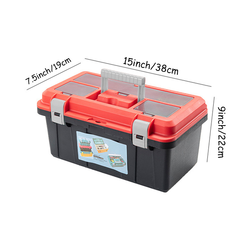 Auniwaig Tool Box 12-Inch Parts Organizer Storage Case Plastic Large Tool  Boxes with Multi Removable Layer Portable Tray Toolbox Hardware Storage  Organizer (30.4x13.7x10.5cm) 