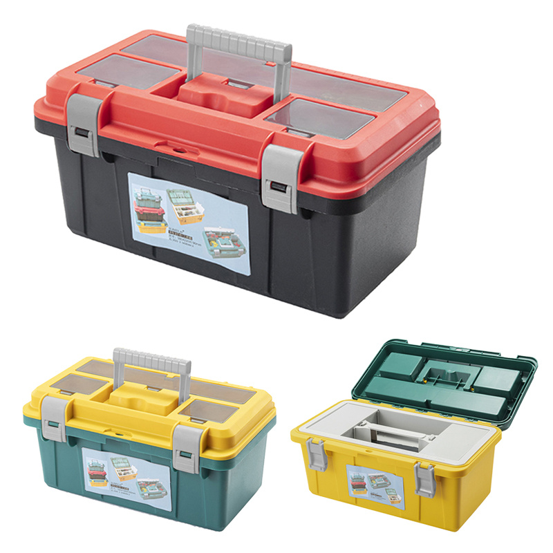 1pc Tool Box Organizer Sets, Parts Compartments Organizers, Versatile And  Durable Storage Toolbox, Plastic Thick Combination Suitcase, Electrician Car