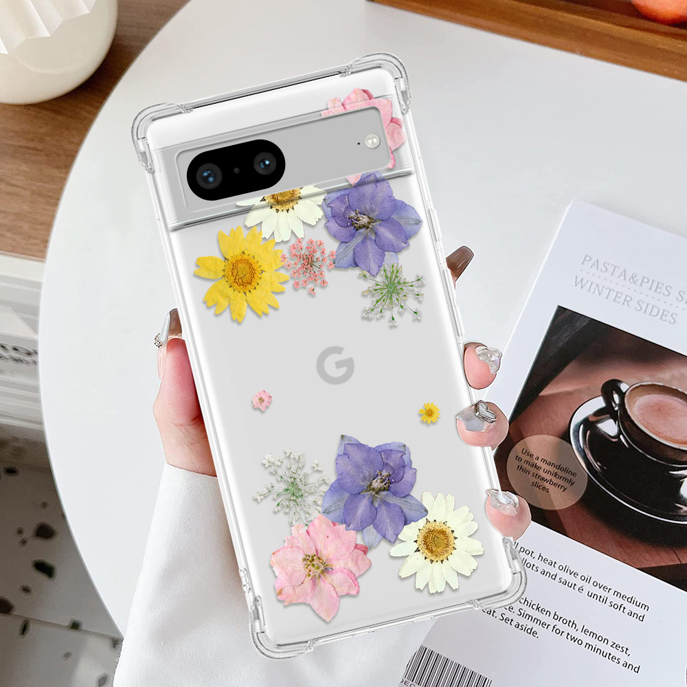 Luxury Leather Flower Case for Google Pixel 8 Pro 7 6 7a 6a 7pro 8pro Gogle  Pixel 6 8 Pixle8 Pixle7 Google7 Google8 Phone Cover