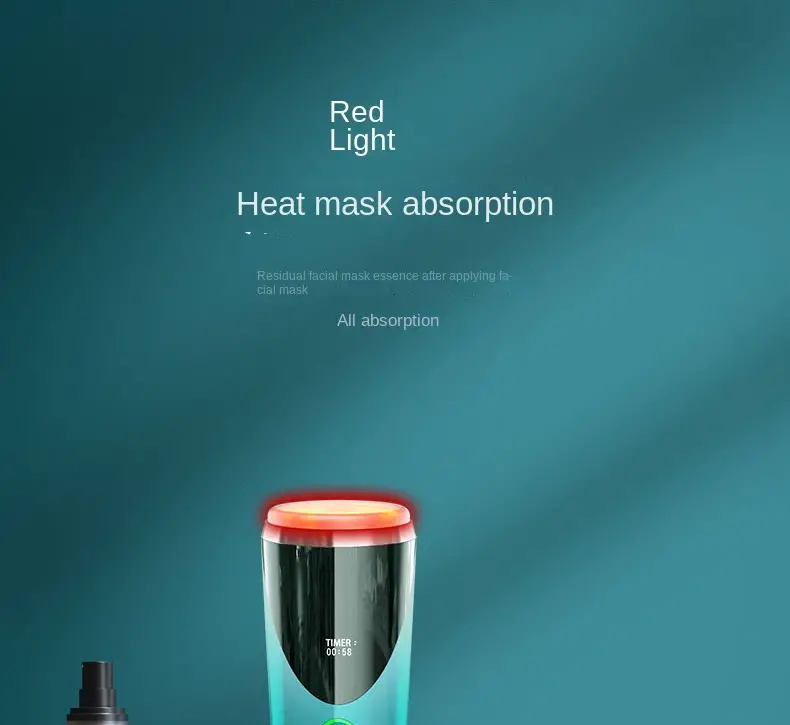 red light skin rejuvenation beauty device for home business face massager hot compress introduction instrument red light beauty instrument gift for valentines day mothers day details 4