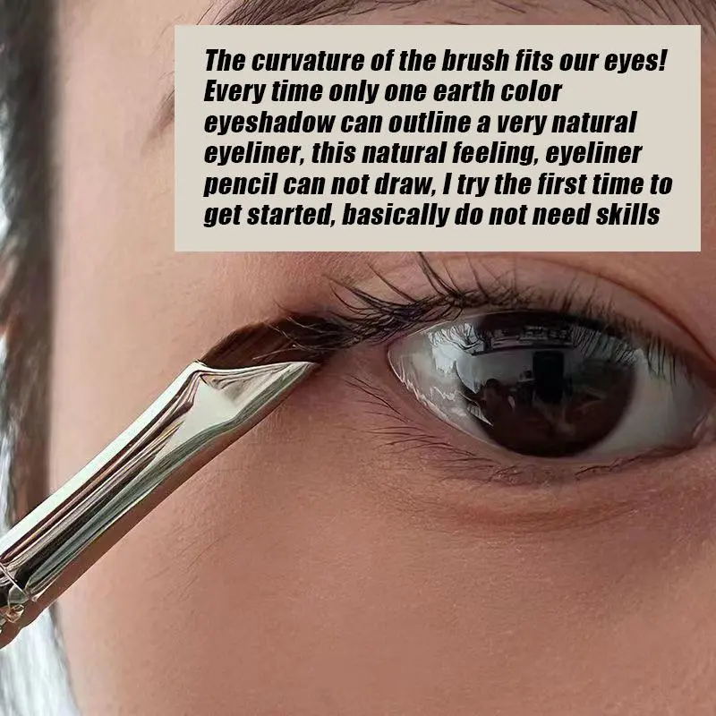 Sickle Eyeliner Brush Knife Edge Makeup Brush Liquid Eyeliner