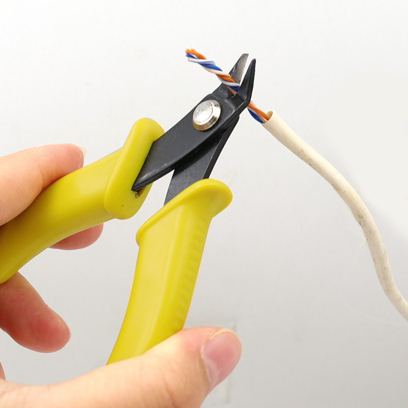 4.5 inch Mini Small Long Nose Side Cutting Pliers Cable Wire Jewelry