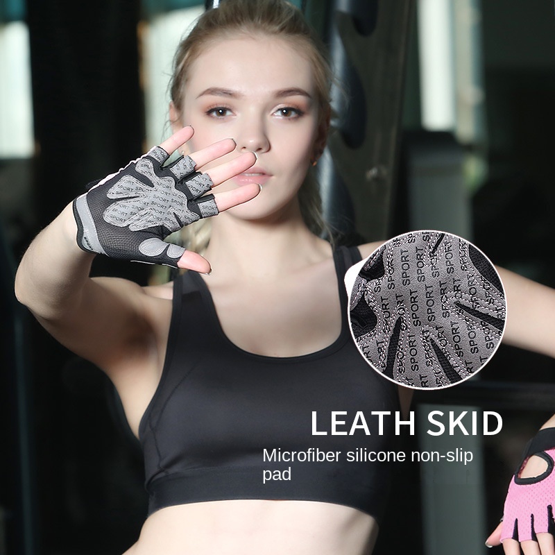 Breathable Fingerless Fitness Gloves Non slip Yoga Gym - Temu Canada