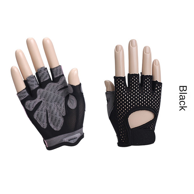 Non slip Fitness Yoga Gloves Fingerless Knitted Gloves - Temu Canada