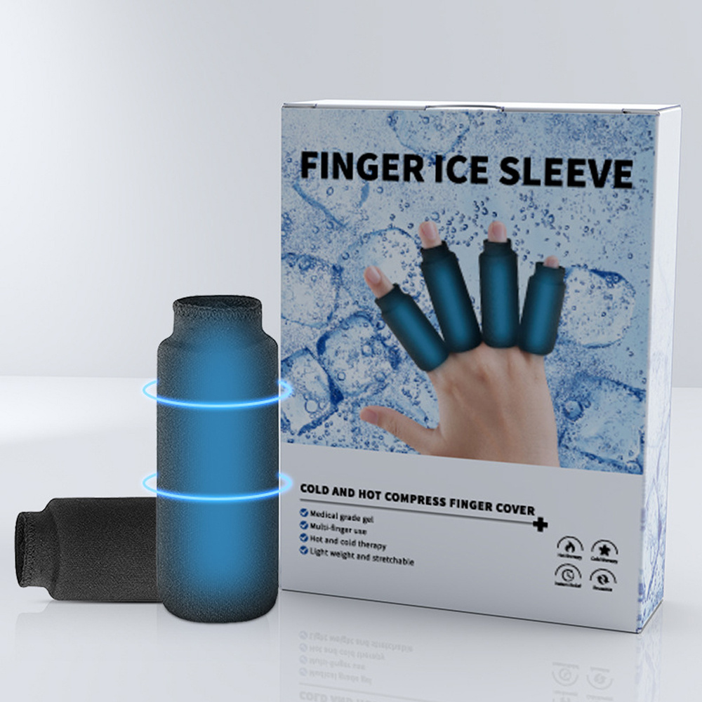  Paquete de hielo de gel frío para dedos y pies, manga