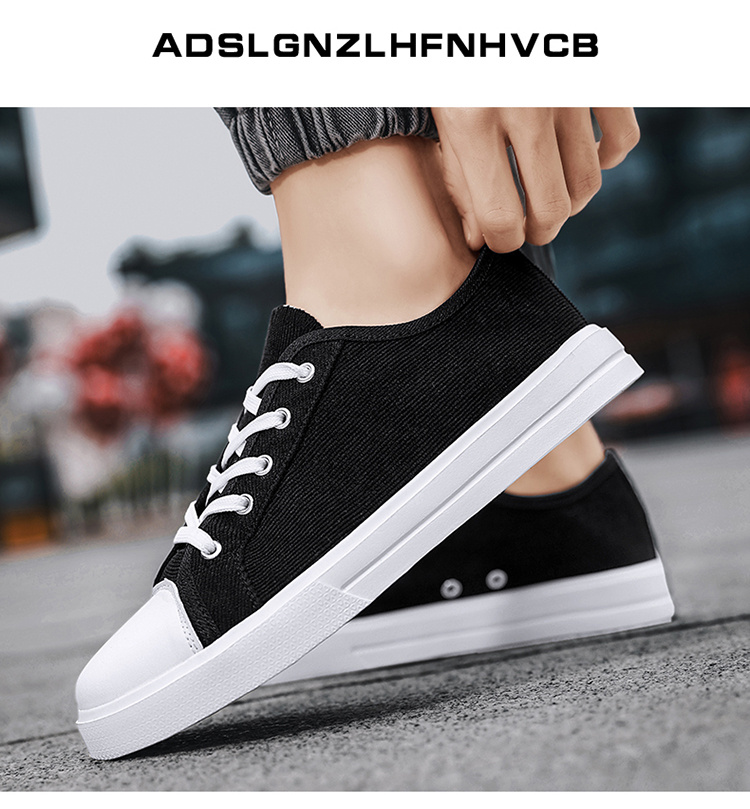 Men's Stylish White Skate Shoes - Comfy, Anti-Skid & Breathable Lace Up  Platform Sneakers