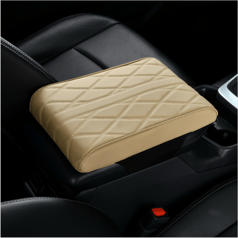 Car Armrest Pad Soft PU Leather Arm Rest Cushion Universal Waterproof Center  Console Box Cover Non Slip Arm Rest Hand Supports for Hyundai CRETA STARIA  H-1 Elite NS Palisade Reina Veloster Accent