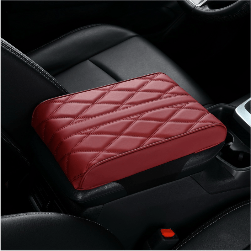 Cotree Car Armrest Cover for Vehicle SUV Truck Car,Universal Arm Rest  Covering Car,PU Leather Auto Center Console Cover,Water Proof Console  Cushion