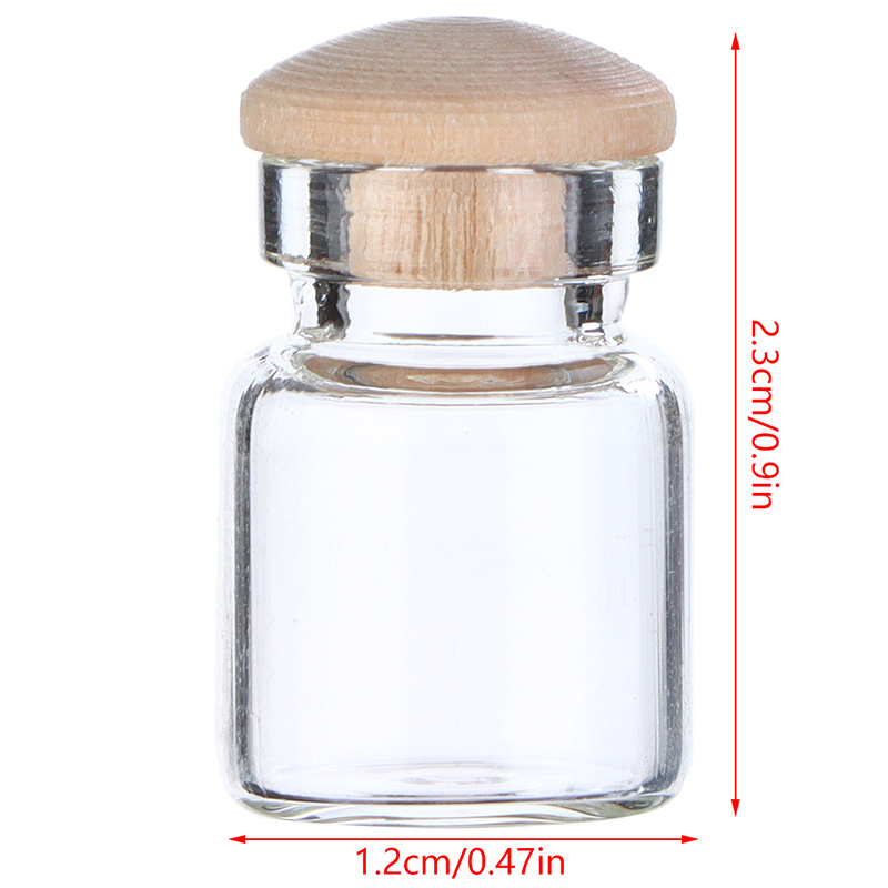 Mini Transparent Candy Food Jar Model Kitchen Accessories