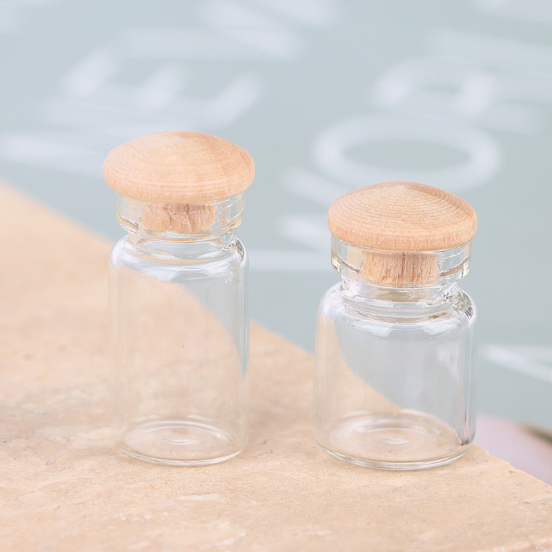 Mini Transparent Candy Food Jar Model Kitchen Accessories