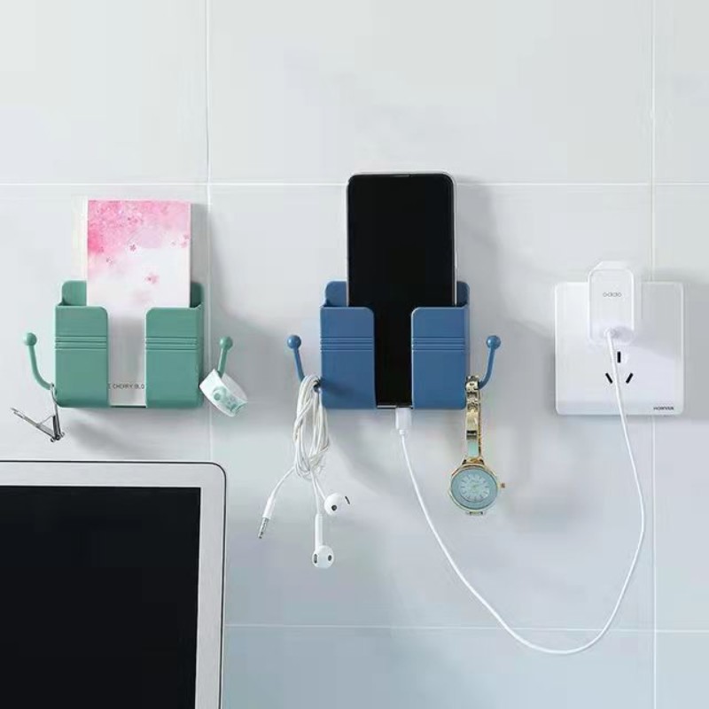 1pc Soporte Teléfono Celular Montado En Pared Organizador - Temu