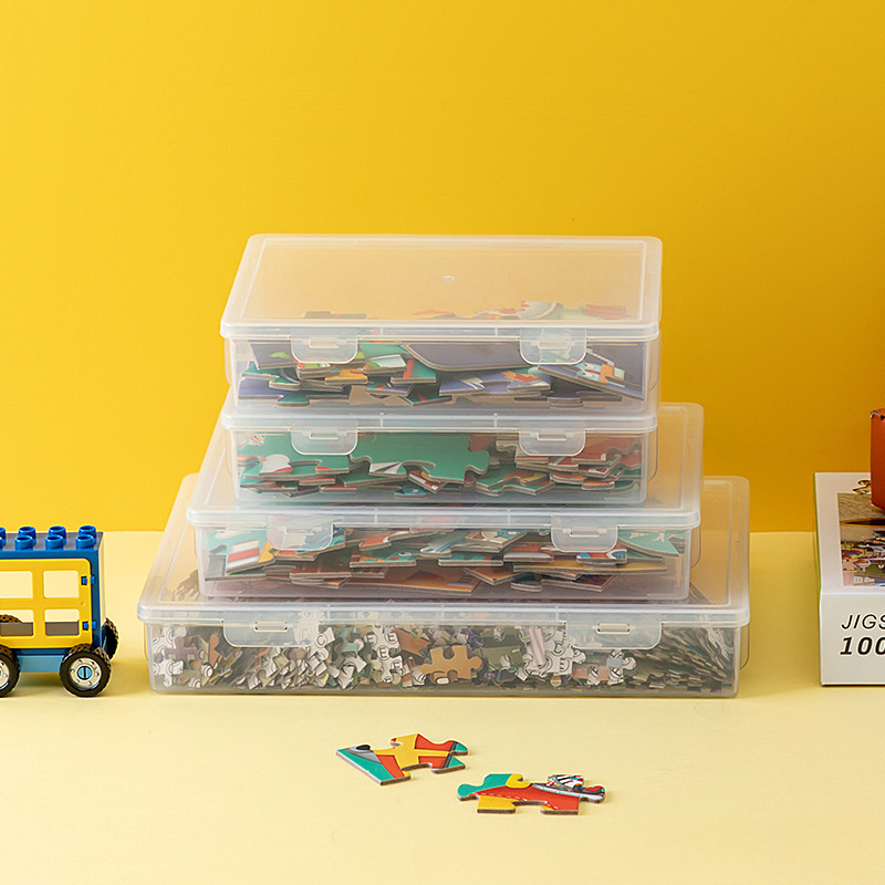 Toy Puzzle Storage Box Multi functional Picture Building - Temu