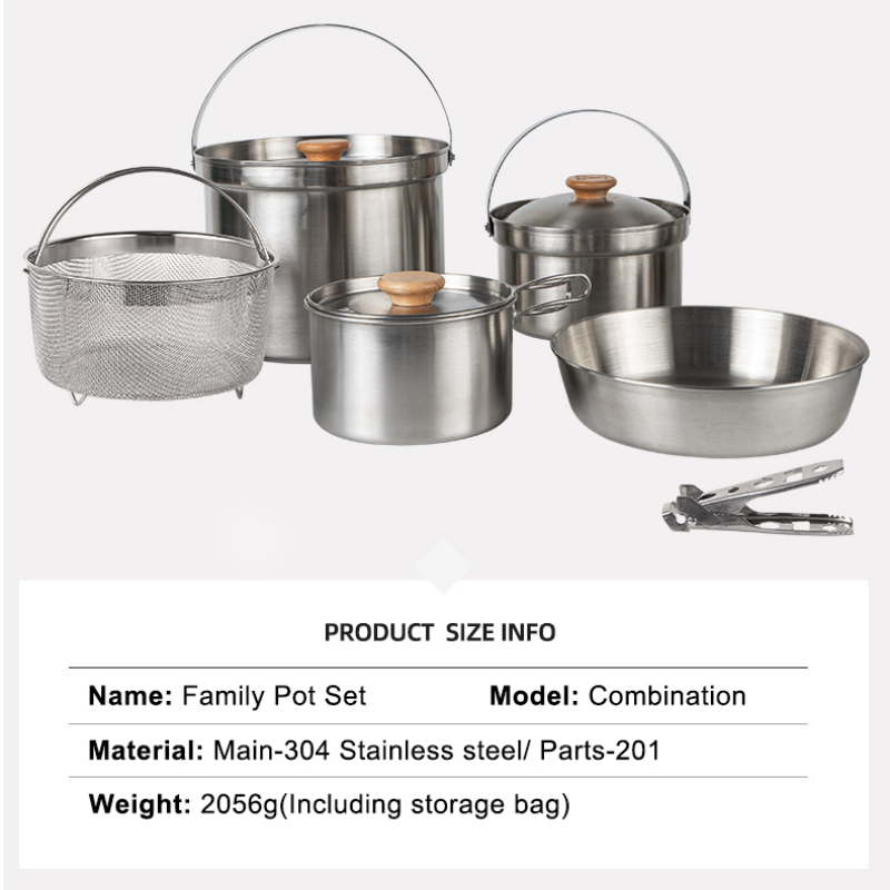 Stainless Steel Portable Pot - Temu