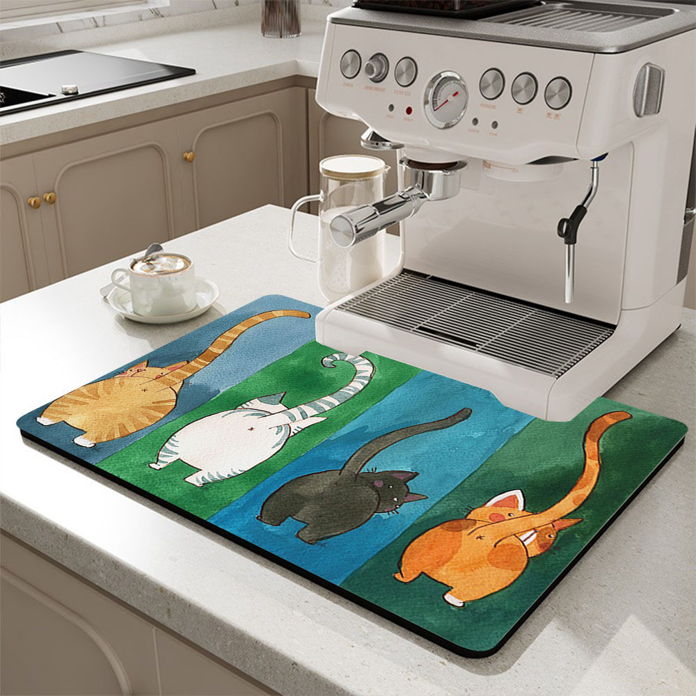 Rubber Sink Protection Mat, Rubber Dish Cup Placemat