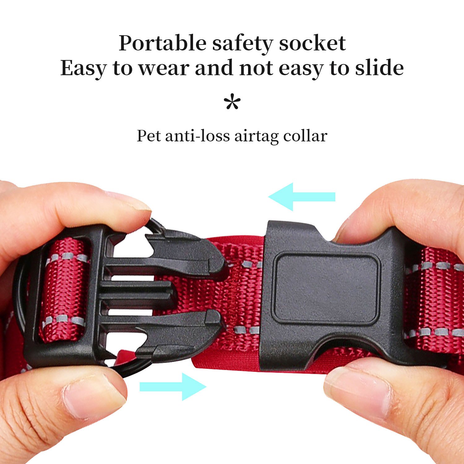 Easy Removable Dog, Cat Tag Collar Clip