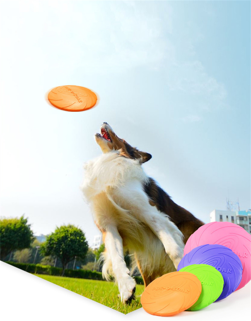 Rubber Dog Flying Disc Pet Puppy Outdoor Sports Game - Temu Australia