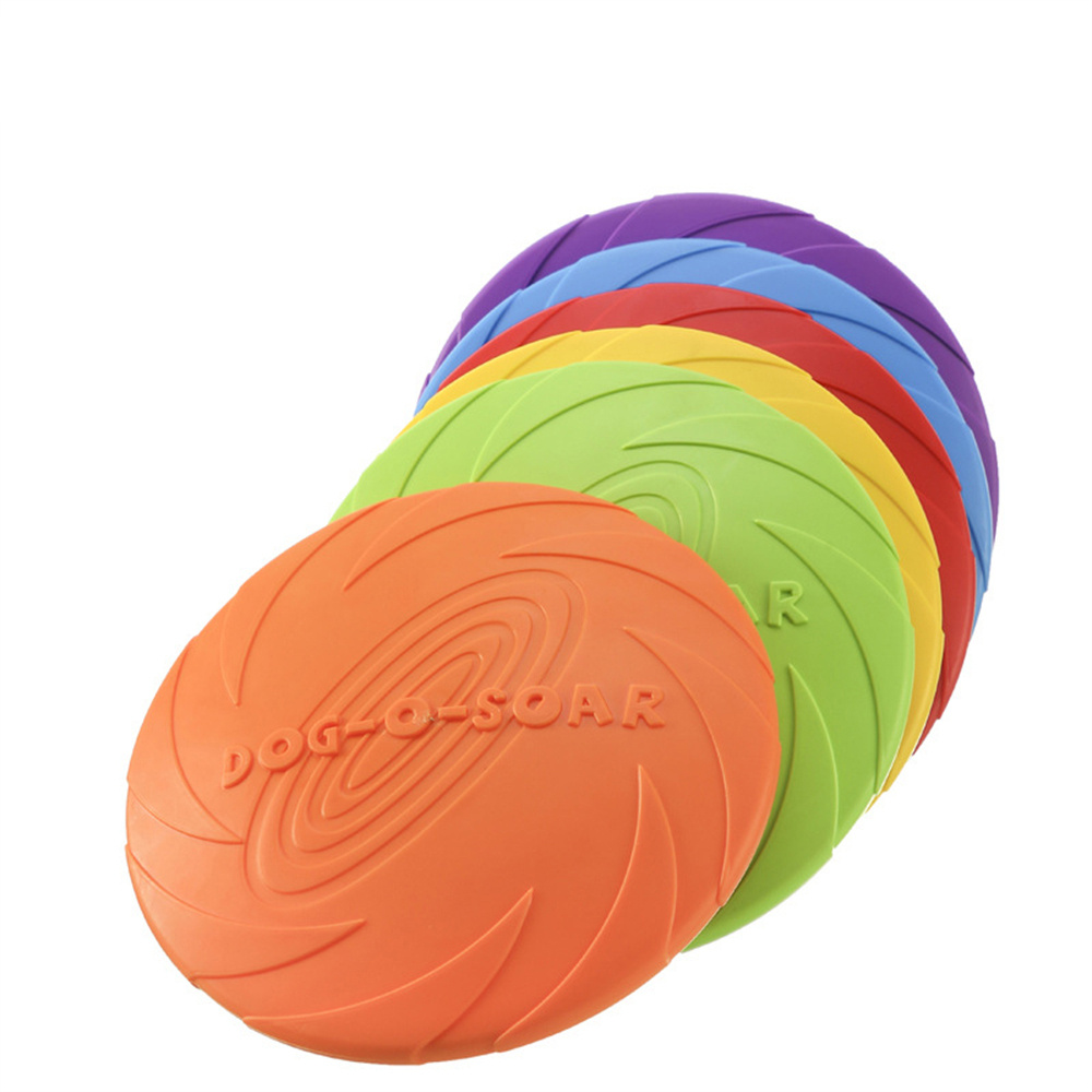  Syhood 6 Pieces Flying Discs for Kids Soft Rubber Dog