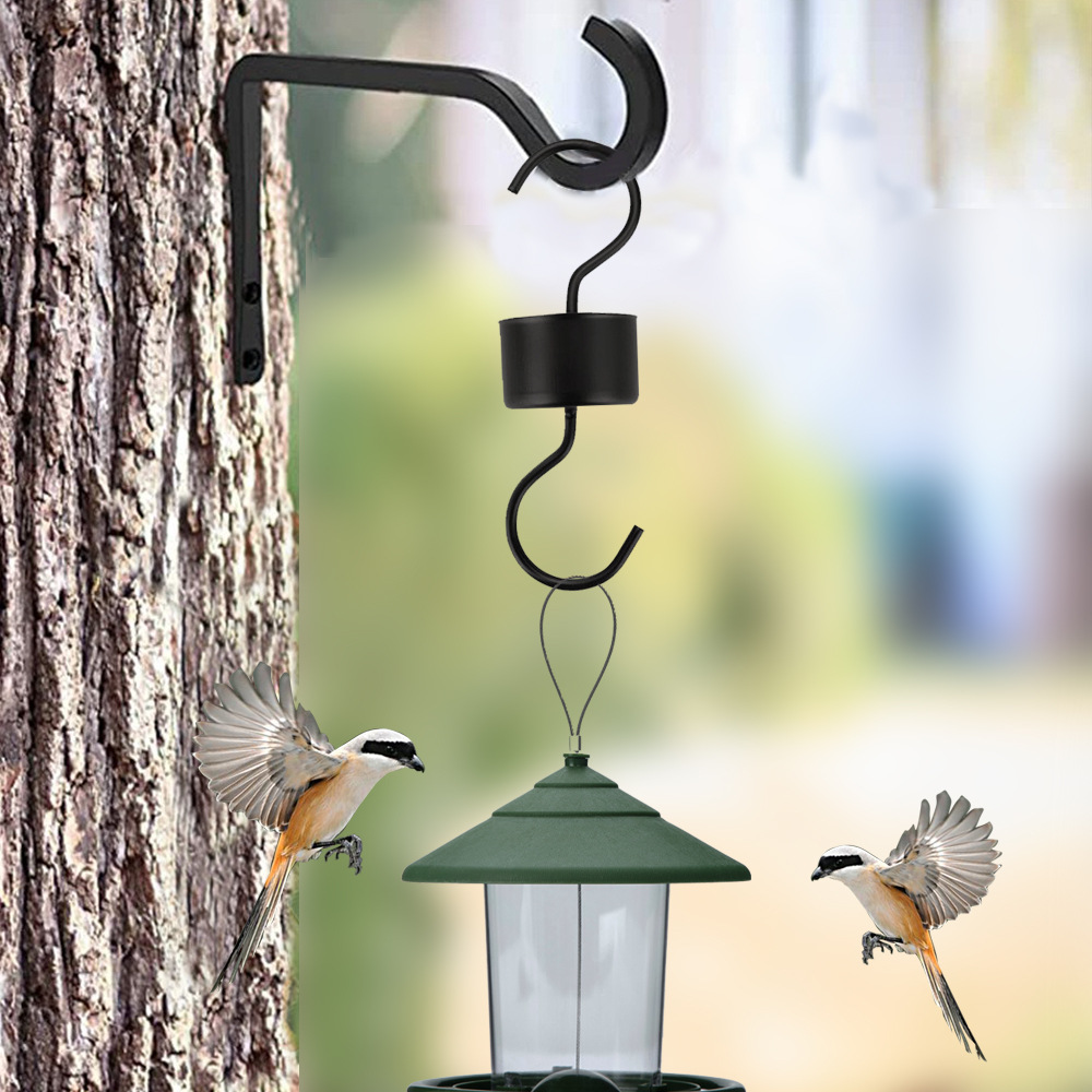 1pc 71.12cm Bird Feeder Hanger For Hummingbird Feeders, Planters, Lanterns,  Wind Chimes, Holiday Decorations And More, Heavy Duty Wall Mount Hangers