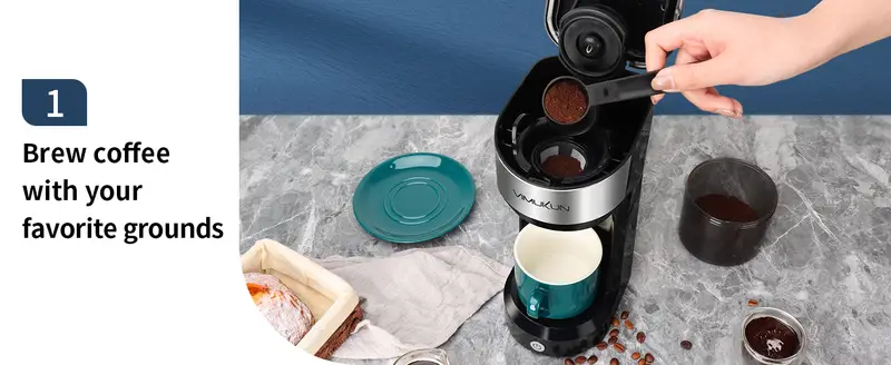 Single Serve Coffee Maker Coffee Brewer For K cup Single Cup - Temu