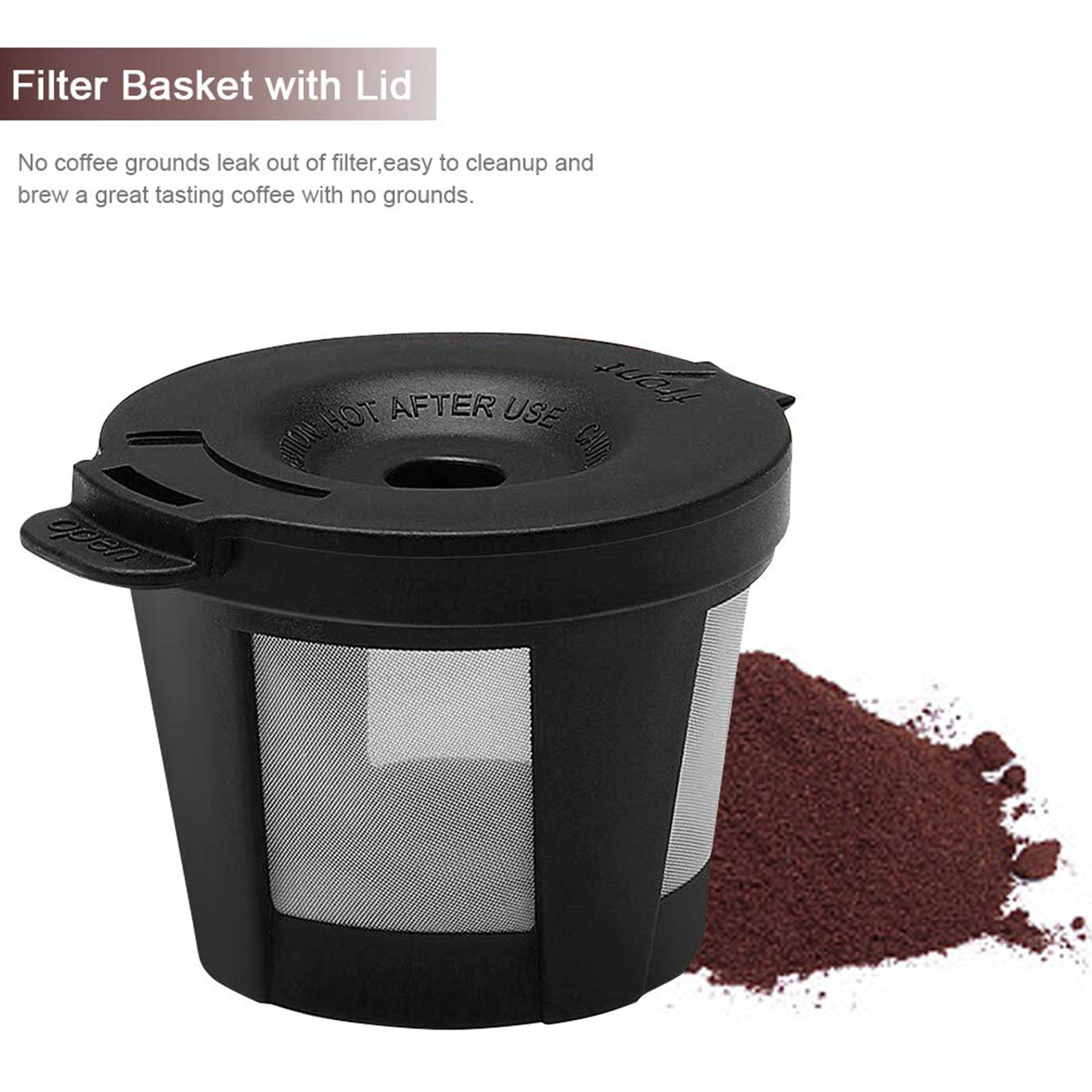 Cafetera de una sola taza, compatible con cápsulas K-Cup de una sola  porción, con depósito de 6 a 14 oz, tamaño en miniatura