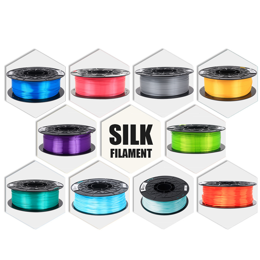 Pla Silk Dual Color 3d Printer Filament 3d Printing Material - Temu
