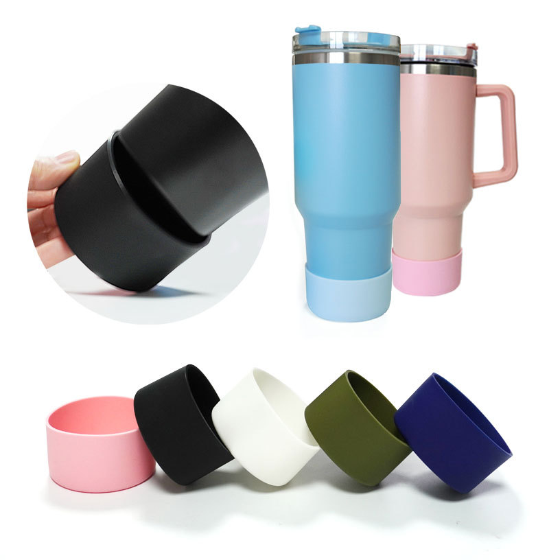 1Pc Decorative Silicone Sleeve For Stanley Mugs Silicone Bottom Cover For Water  Bottles Silicone Boot - AliExpress