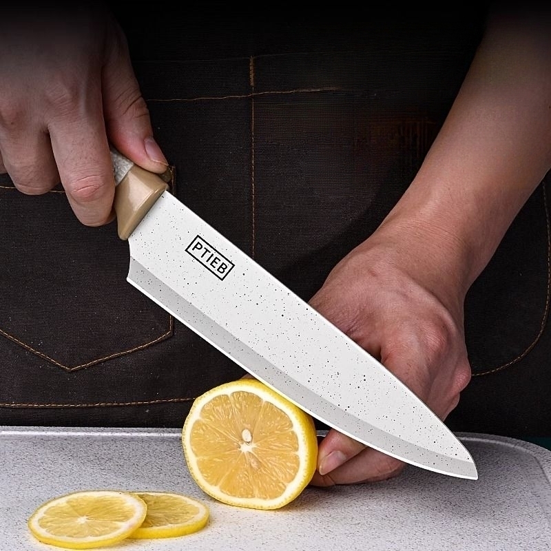 1pc Stainless Steel Knife With Protective Cover Non Slip Chef Knife Fruit  Knife Kitchen Small Knife - Home & Kitchen - Temu