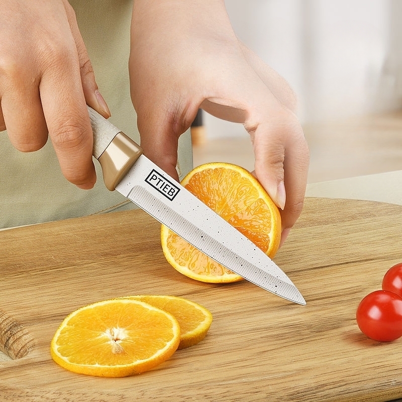 1pc Stainless Steel Knife With Protective Cover Non Slip Chef Knife Fruit  Knife Kitchen Small Knife - Home & Kitchen - Temu