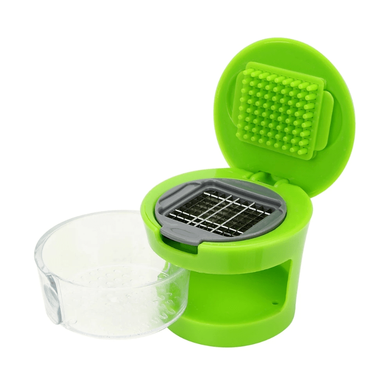 Stainless Steel Garlic Press Vegetable Cutter Kitchen Supplies