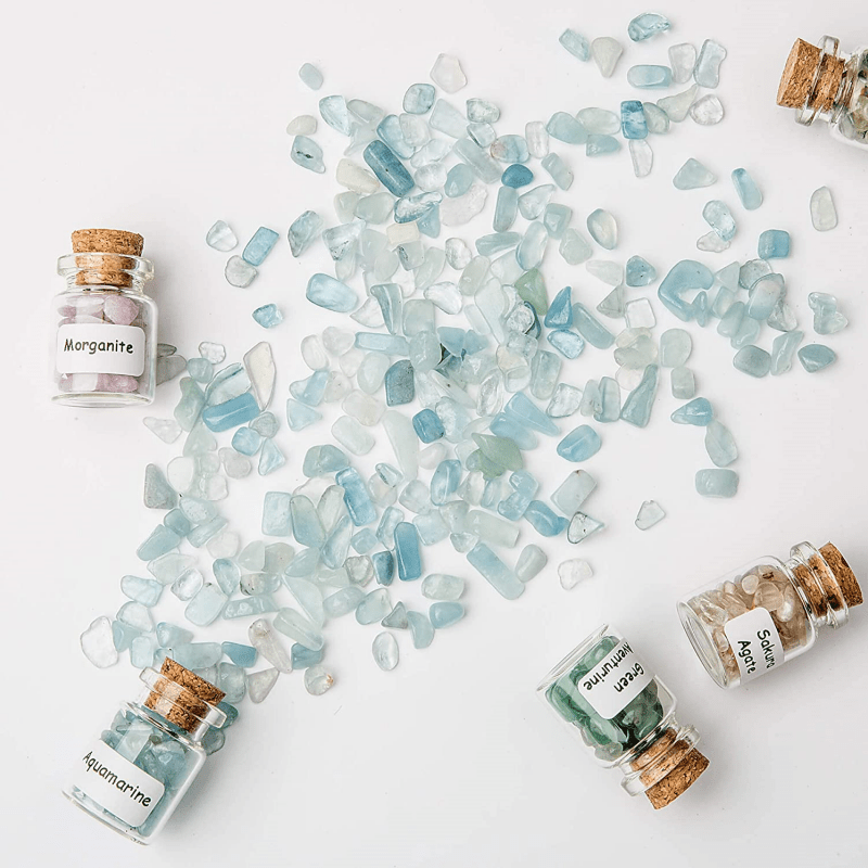 Crystal Chips - Small Crystals - Mini Crystals for Spell Jars - Gemstone  Chips - Witch Healing Crystals - Spell Bottles - Crystal Jar - Tumbled  Stone