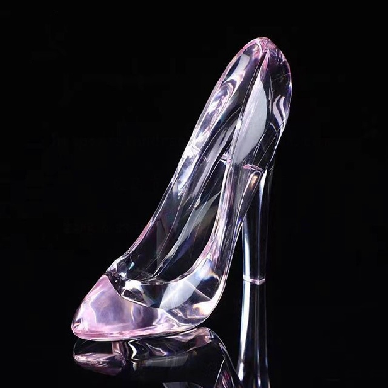Crystal shoes glass slipper birthday gift home decor Cinderella