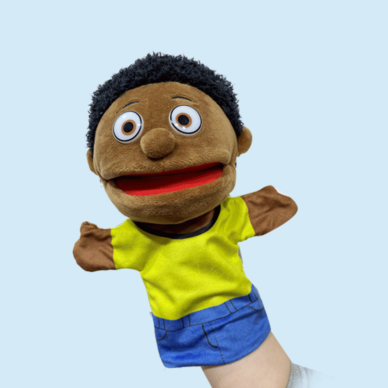 African Half Figure Hand Puppet Toy